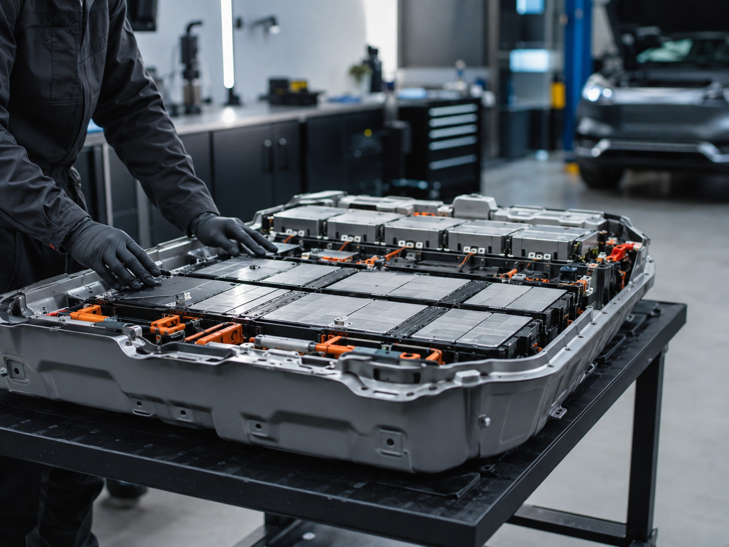 Hybrid battery inspection